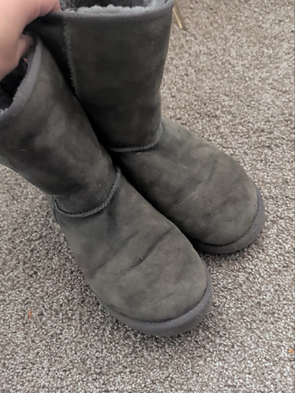 Classic Short UGGs In Grey - Picture 2 of 4